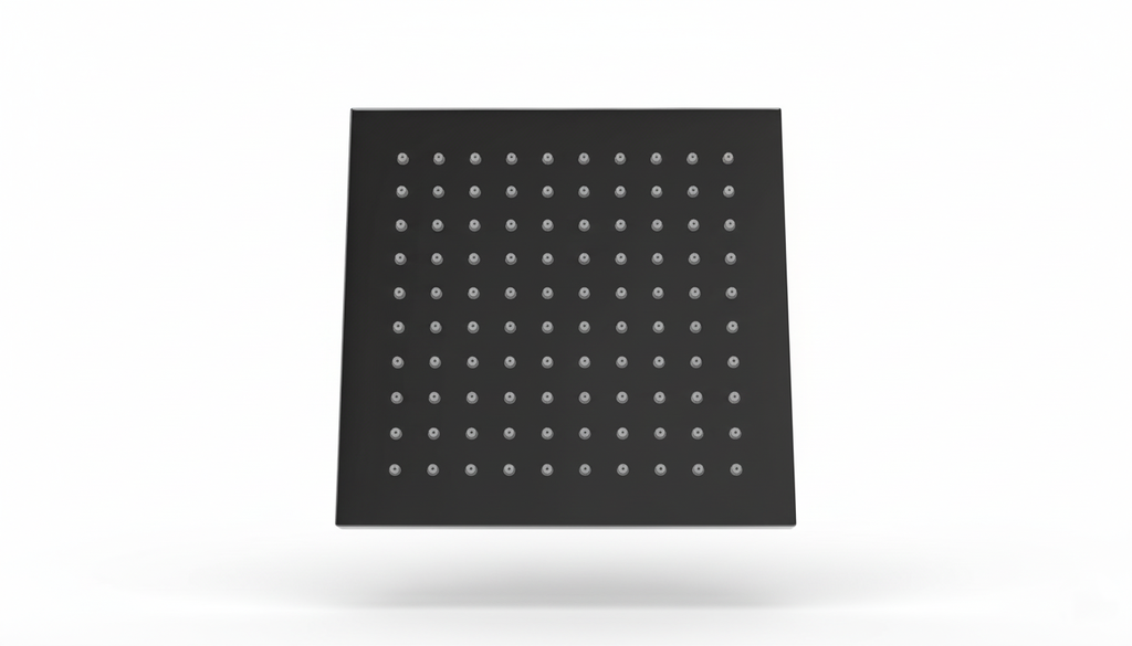 طاسة دش صيني نحاس 20 × 20 مربعة كروم موديل رقم ARB0808Y