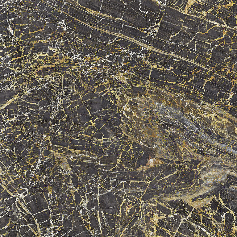 PORCELAIN TILES 120 X 120 BLACK GOLDEN POLISHED RECT