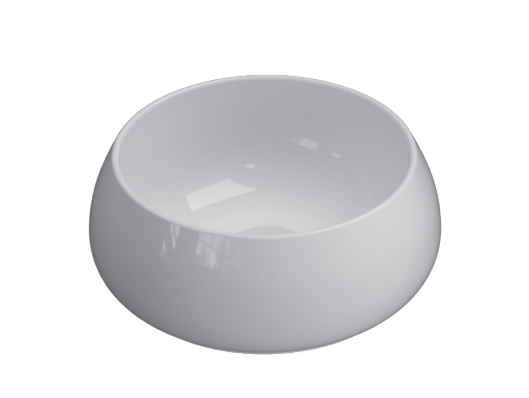 ITALIAN SINK 35 × 35 NO TE035BI WHITE