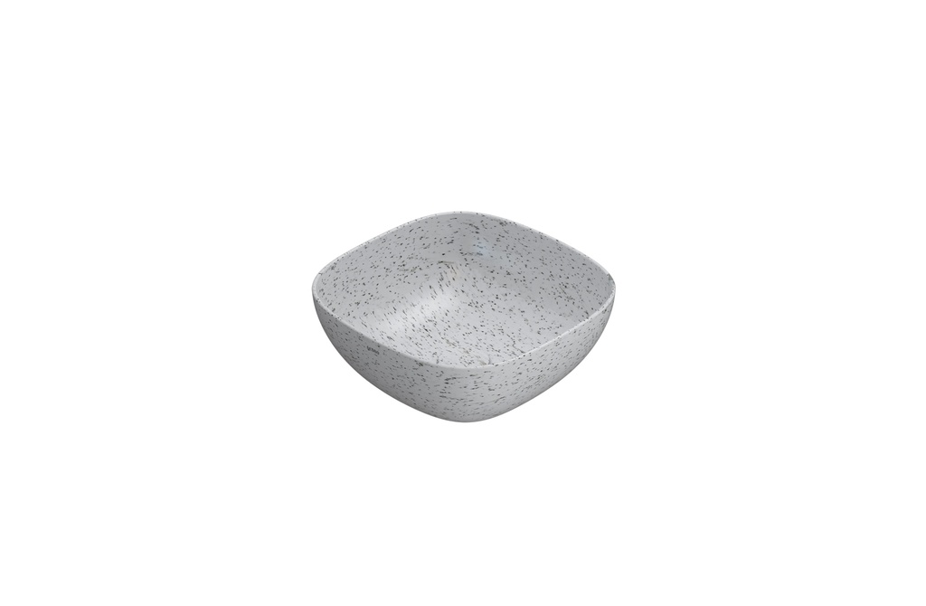 ITALIAN SINK 38 × 38 T EDGE NO B6Q38GG STONE WHITE