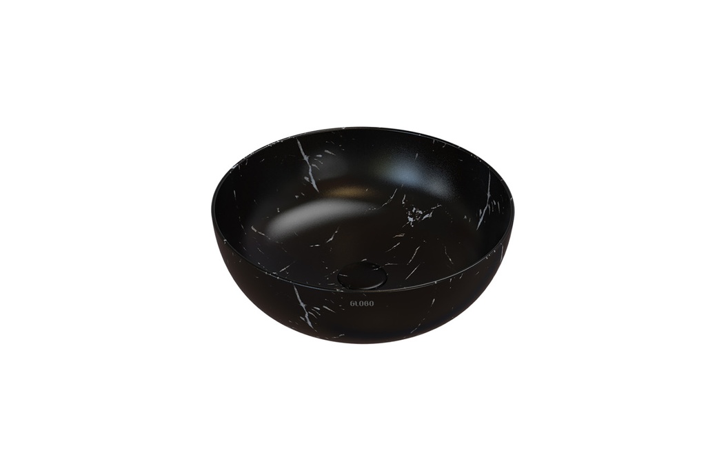 ITALIAN SINK 45 × 45 T EDGE NO B6T45PN MARBLE BLACK