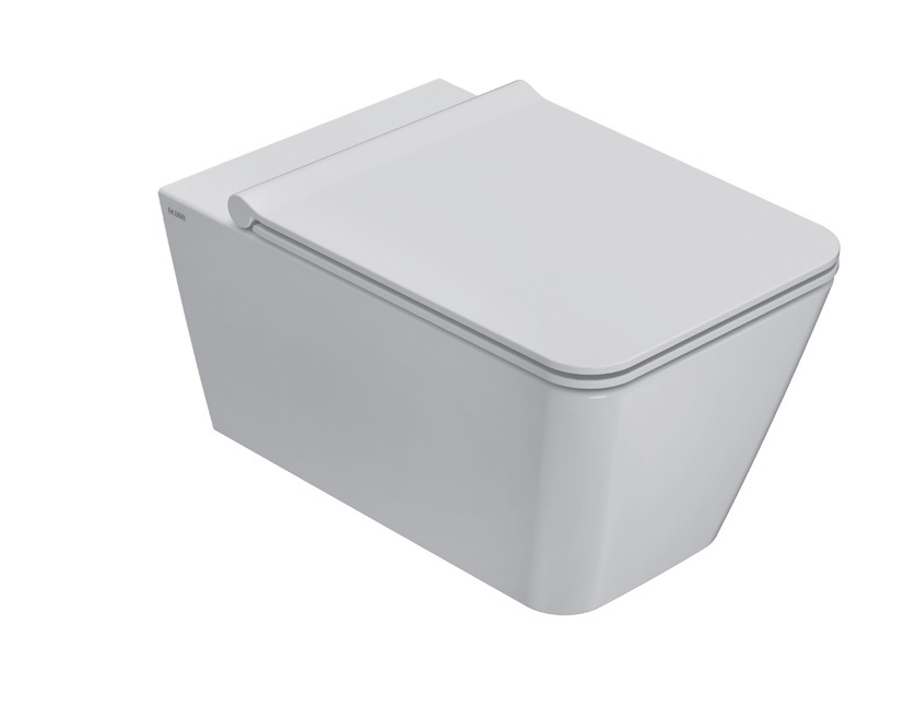 ITALIAN WALL MOUNTED TOILET INCANTO NO INS02BI WITH COVER NO IN020BI WHITE