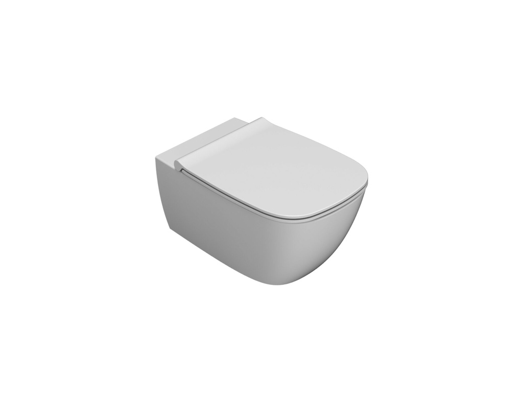 ITALIAN WALL MOUNTED TOILET NO GNS02BI WITH COVER NO GN020BI WHITE