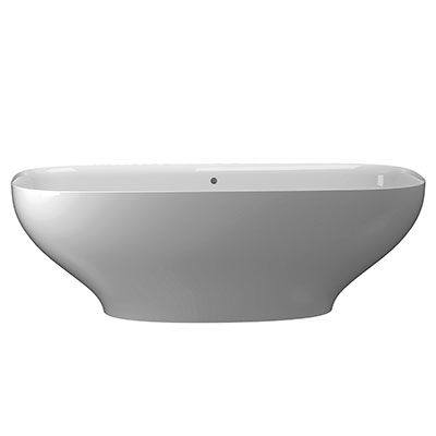 ITALIAN FREE-STANDING BATHTUB 84 × 178 NO VAGEBI WHITE