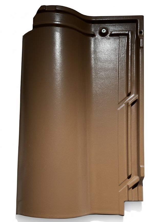 SPANISH ROOF TILES PIECE KLEIM HAVANA CHOCOLATE COLOR