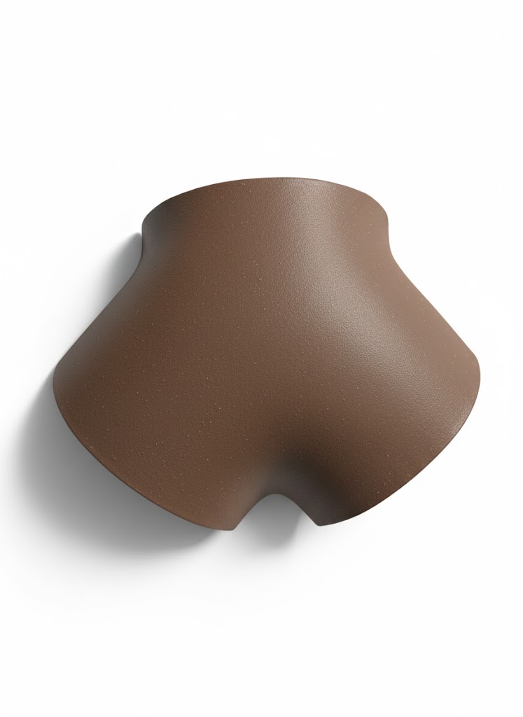 SPANISH TRIPLE RIDGE TILES PIECE KLEIM HAVANA CHOCOLATE COLOR