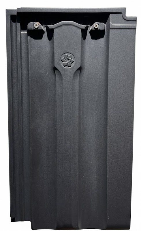 SPANISH ROOF TILES PIECE IBANO BLACK COLOR