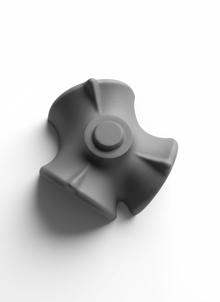 PORTUGUESE TRIPLE RIDGE TILES PIECE LOGICA LUSA GALINA GRAY COLOR