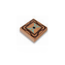 TERRACOTTA DECOR TILES 7 X 7 TACO CASTILLA