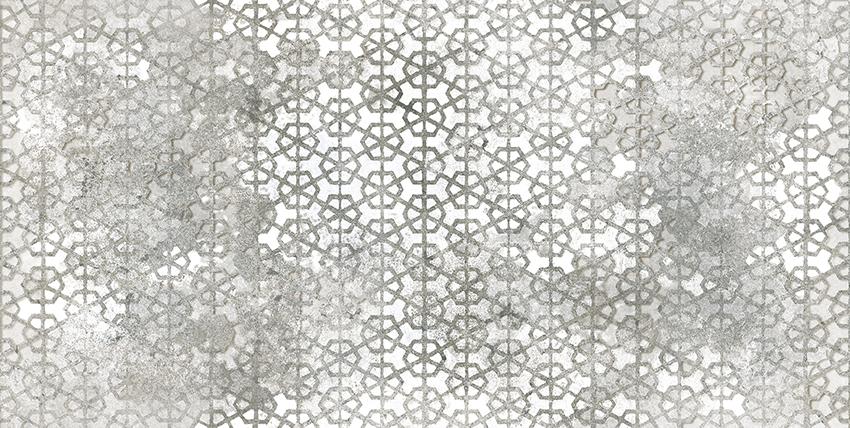 PORCELAIN TILES 75 X 150 POMPEIA GREY DECOR RECT