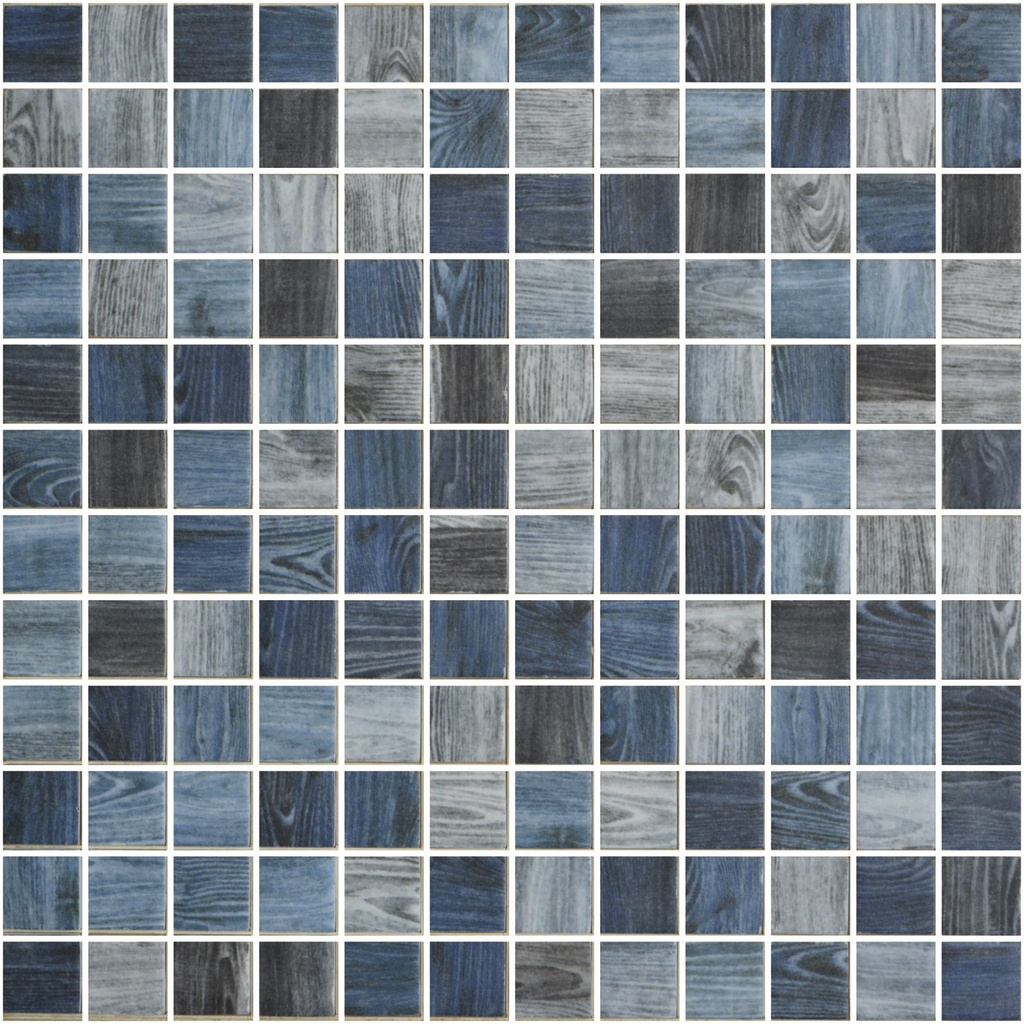 MOSAIC SHEET INDIGO MALA MESH