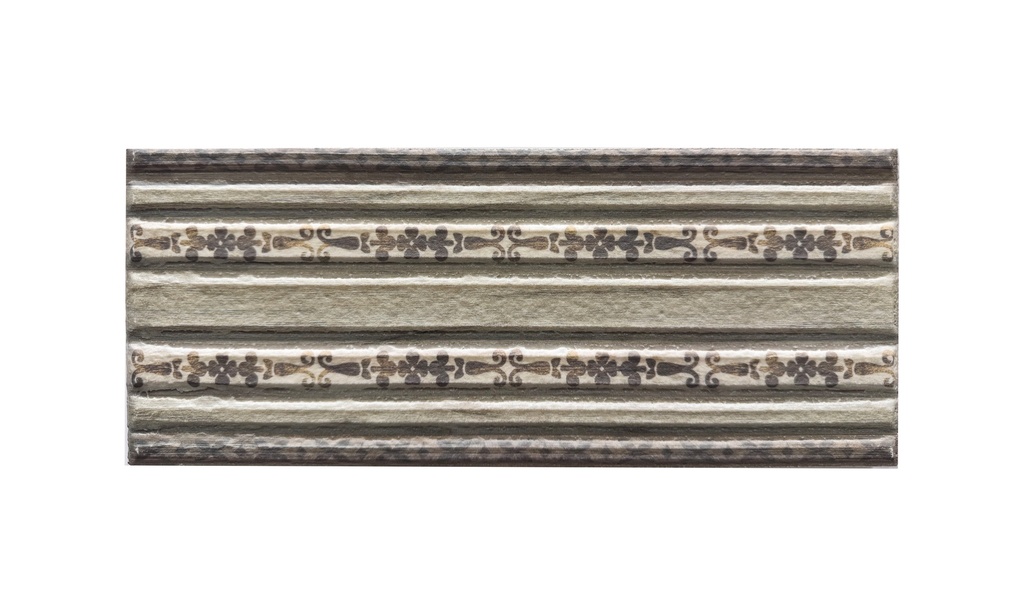 TERRACOTTA CENEFA TILE 14 X 33 TABIKA ANTIC GRIS