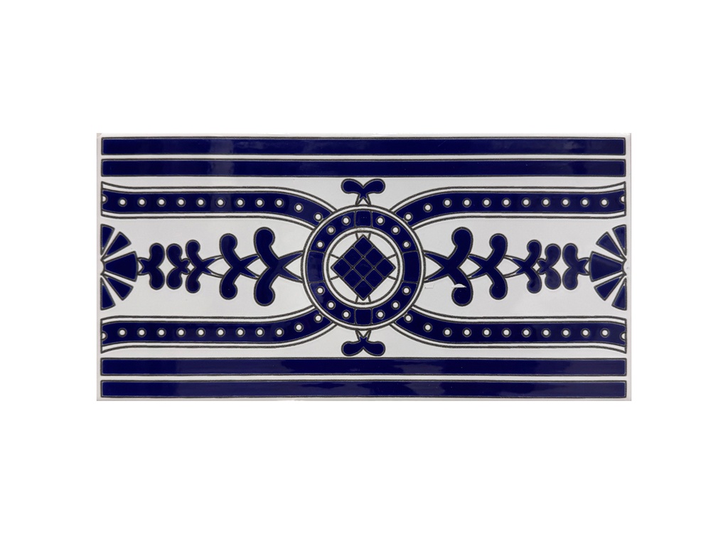 ISLAMIC CERAMIC CENEFA TILE 14 X 28 TOLEDO