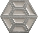 PORCELAIN TILES 28.5 X 33 BLING DECOR METAL
