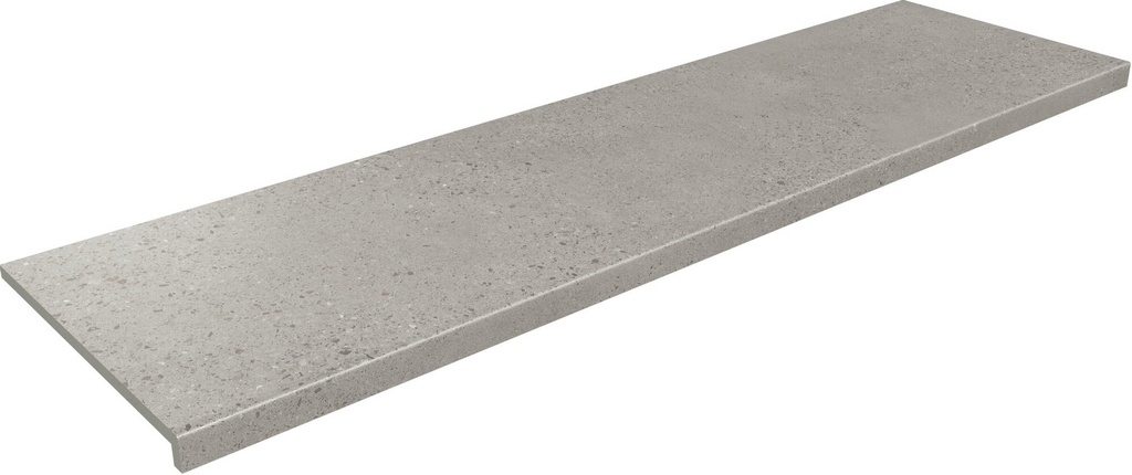 حبة درج بورسلان 33 × 120 إلينويس جراي أنتي سليب