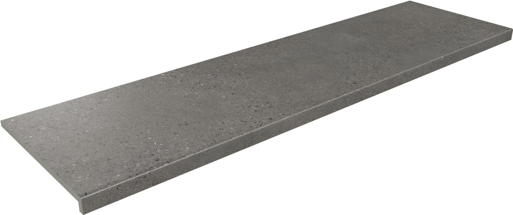 PORCELAIN STAIR STEP TILES 33 X 120 RECTO ANTI SLIP ILLINOIS GRAPHITE