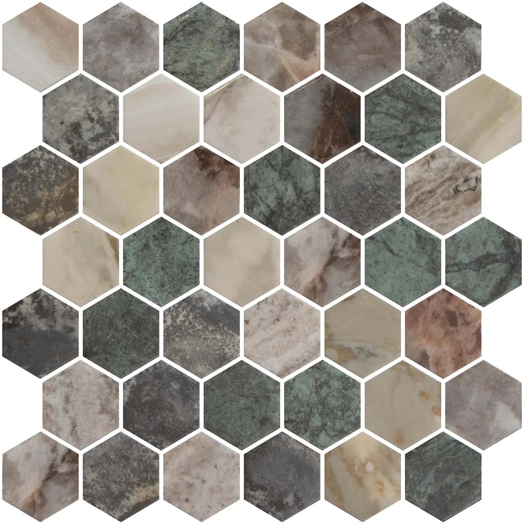 MOSAIC HEXAGON SHEET XL 28.4 X 28.6 MARMARA