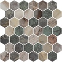 شيت موزاييك زجاجي هيكساجون XL 28.4 × 28.6 مارمارة