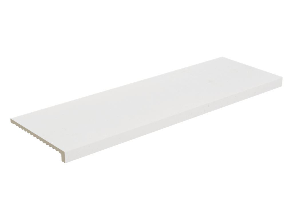 PORCELAIN STAIR STEP TILES 31.7 X 97 ICONIC WHITE