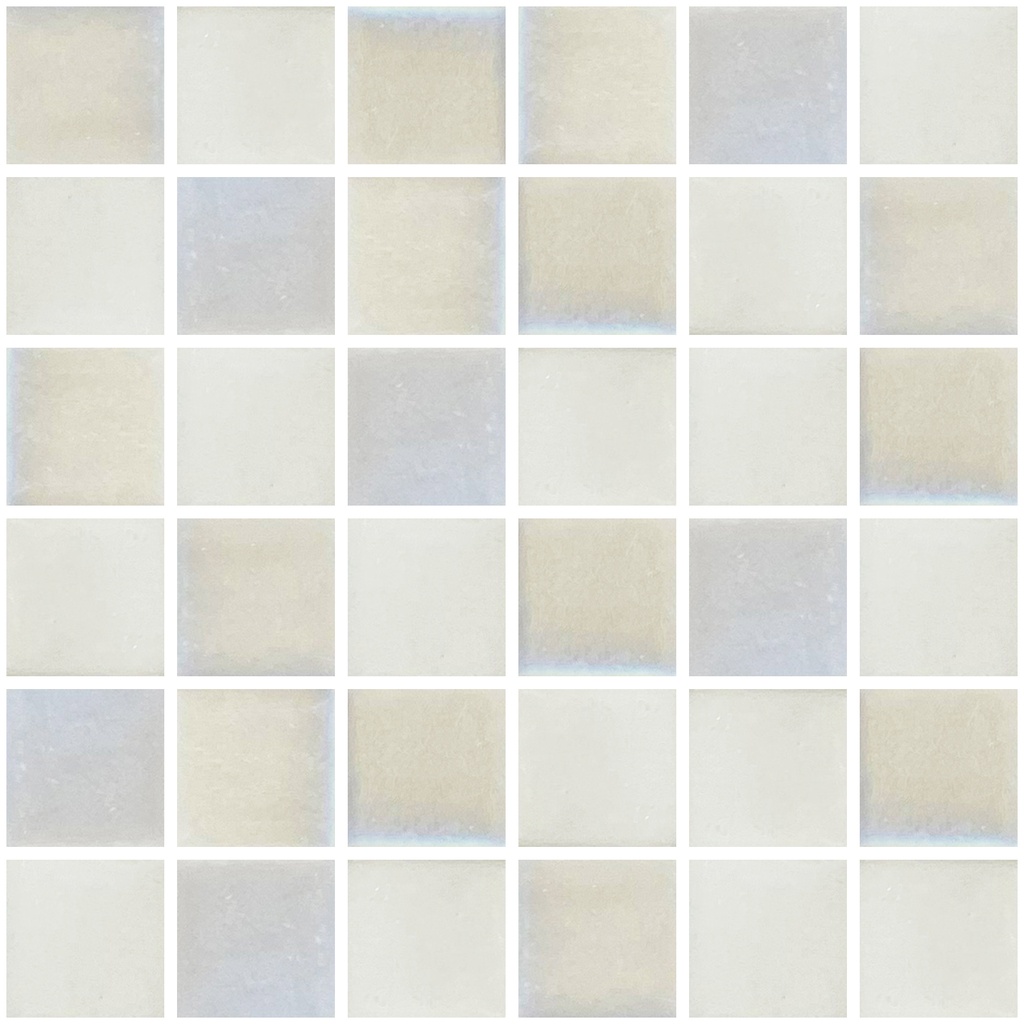 MOSAIC TILES 5 SHEET 31.6 X 31.6 PURE TITANIUM SA5201 WHITE