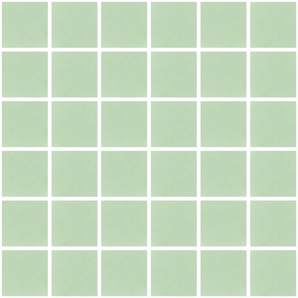MOSAIC TILES 5 SHEET 31.6 X 31.6 PURE SOLID SA5121 LIGHT GREEN