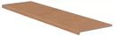 PORCELAIN STAIR STEP TILES 33 X 120 ESSENZA RUST