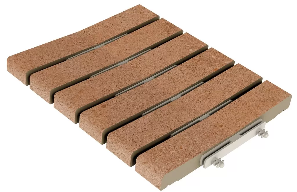 PORCELAIN OVERFLOW TILES 24.5 X 24.5 ESSENZA RUST