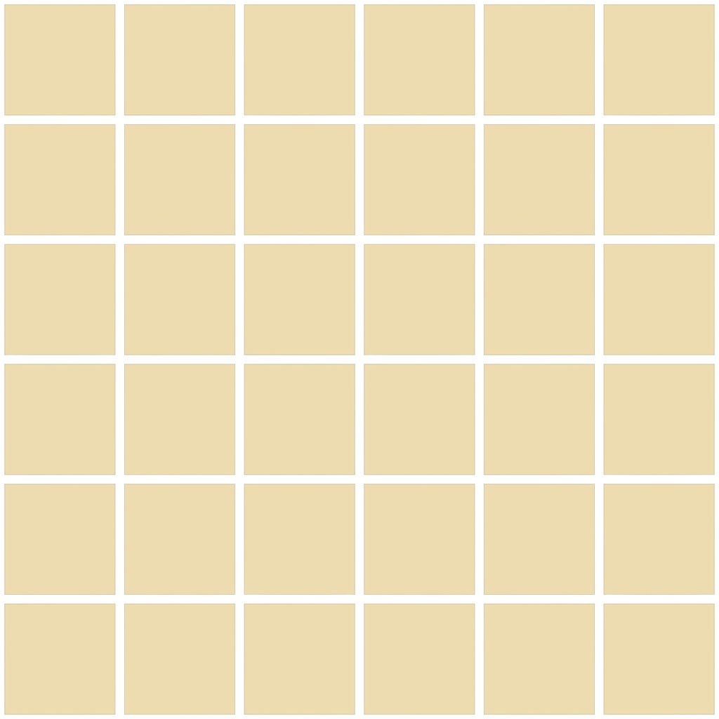 MOSAIC TILES 5 SHEET 31.6 X 31.6 PURE SOLID SA5130 LIGHT BEIGE
