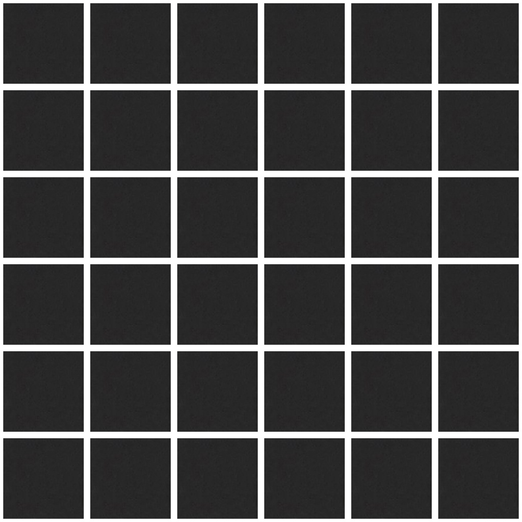 MOSAIC TILES 5 SHEET 31.6 X 31.6 PURE SOLID SA5110 BLACK