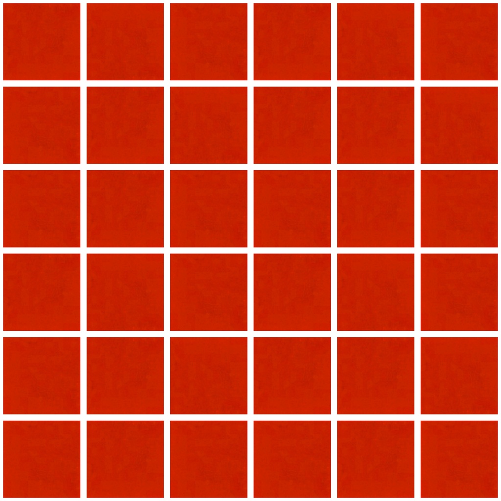 MOSAIC TILES 5 SHEET 31.6 X 31.6 PURE SOLID SA5113 RED