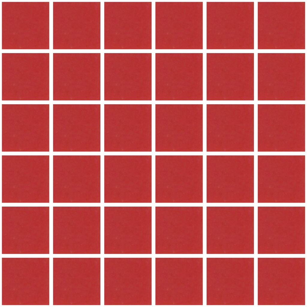 MOSAIC TILES 5 SHEET 31.6 X 31.6 PURE SOLID SA5114 LIGHT RED