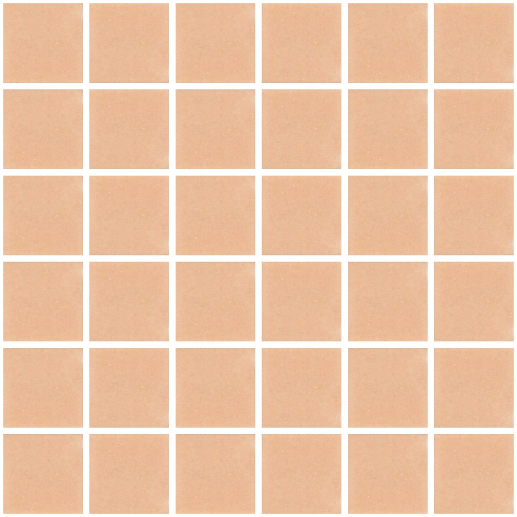 MOSAIC TILES 5 SHEET 31.6 X 31.6 PURE SOLID SA5118 LIGHT ORANGE