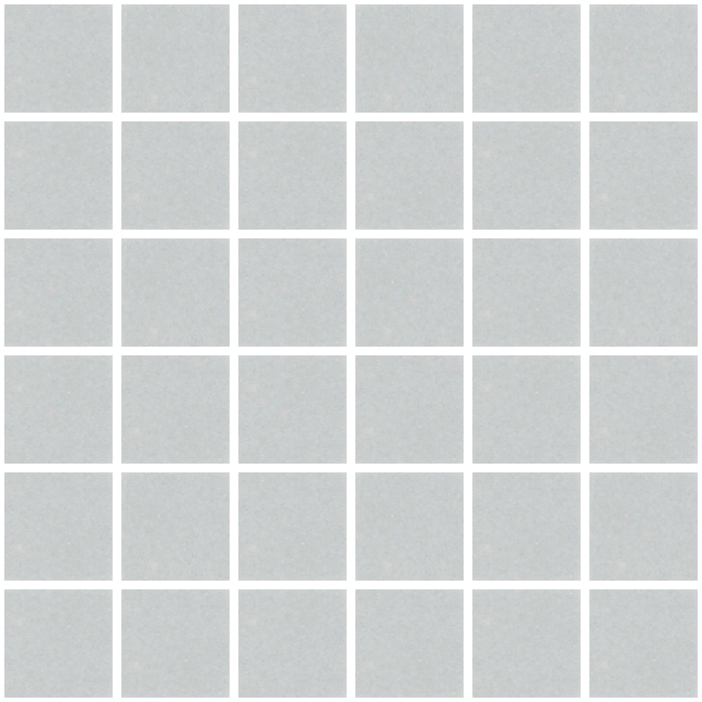 MOSAIC TILES 5 SHEET 31.6 X 31.6 PURE SOLID SA5125 LIGHT SILVER