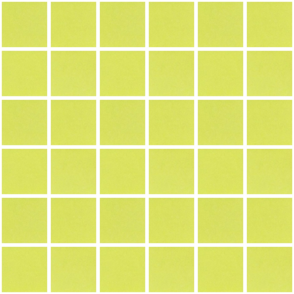 MOSAIC TILES 5 SHEET 31.6 X 31.6 PURE SOLID SA5126 YELLOW