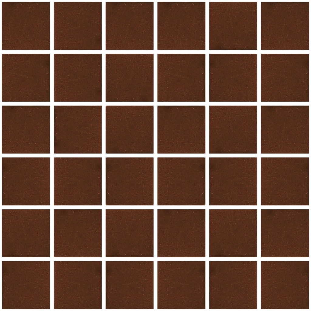 MOSAIC TILES 5 SHEET 31.6 X 31.6 PURE SOLID SA5131 BROWN