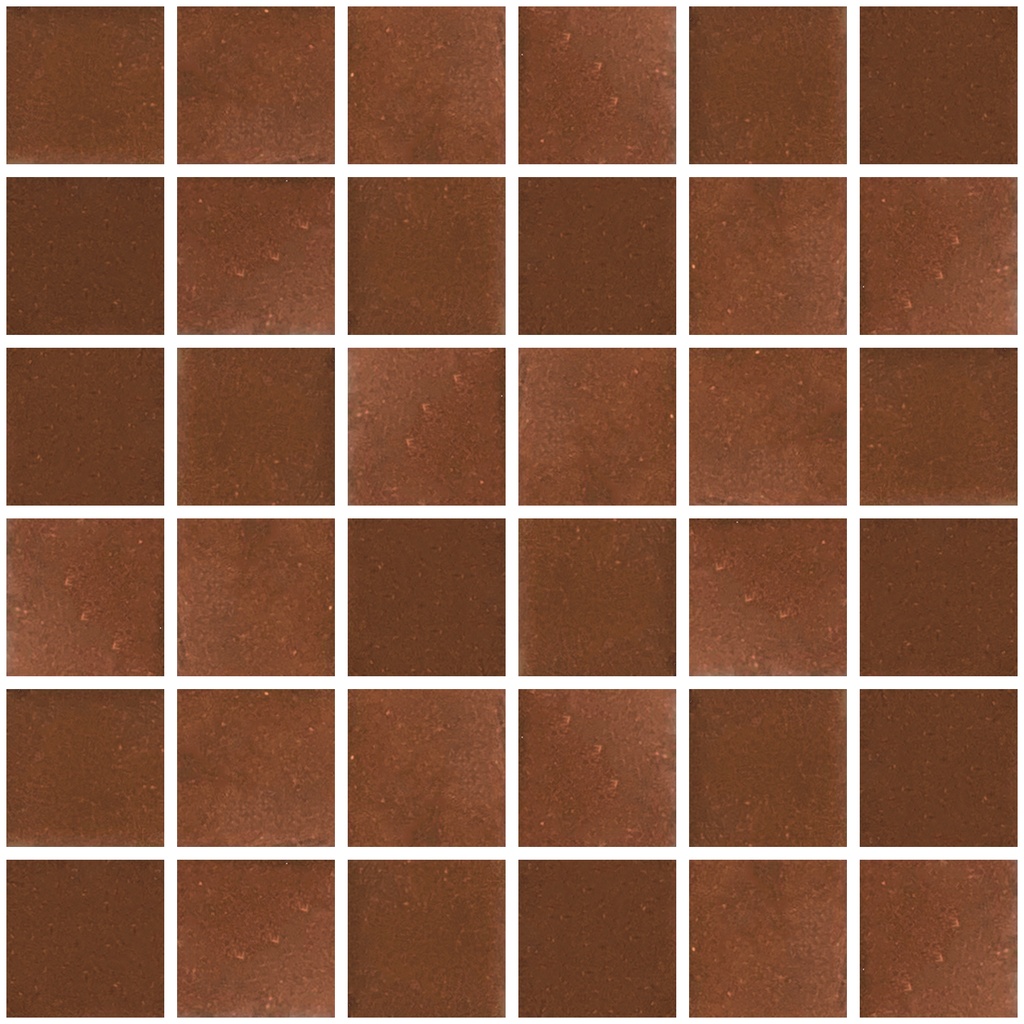 MOSAIC TILES 5 SHEET 31.6 X 31.6 PURE SOLID SA5132 BROWN