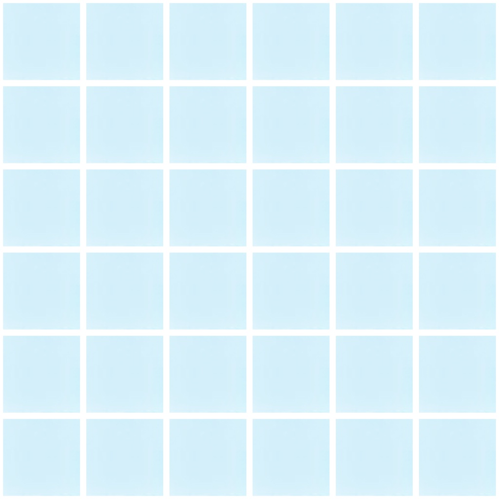 MOSAIC TILES 5 SHEET 31.6 X 31.6 PURE SOLID SA5136 LIGHT ABHUR BLUE