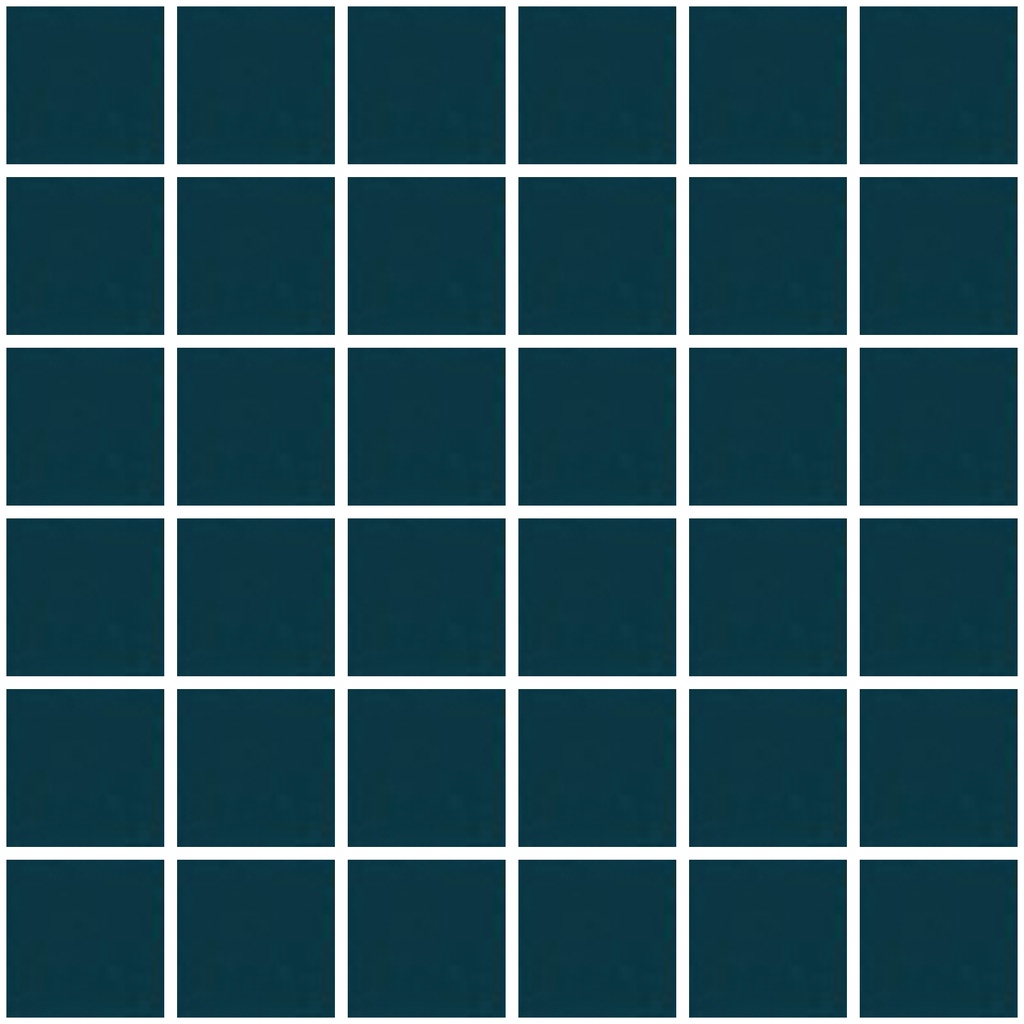MOSAIC TILES 5 SHEET 31.6 X 31.6 PURE SOLID SA5137 DARK PETROLUEM