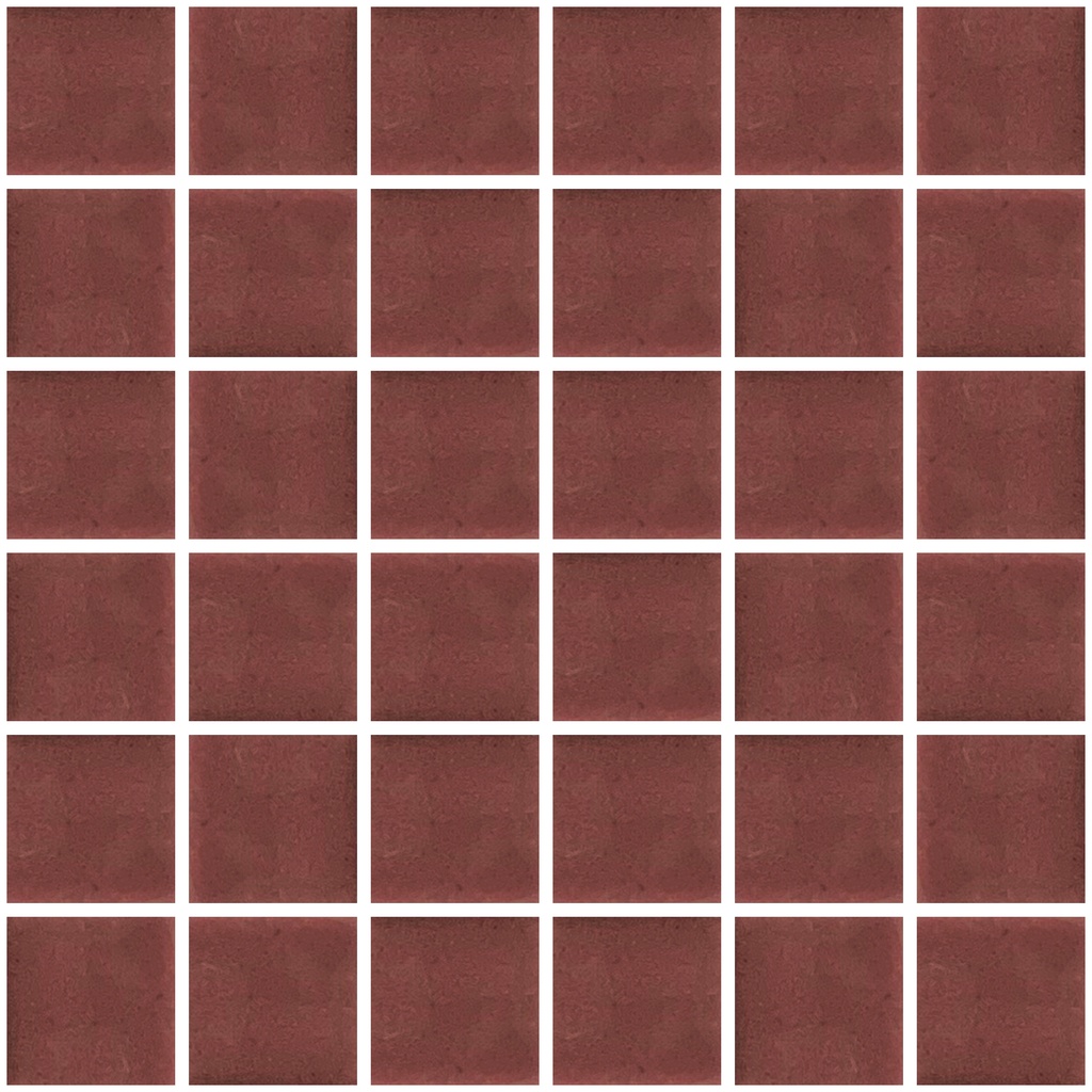 MOSAIC TILES 5 SHEET 31.6 X 31.6 PURE SOLID SA5143 DARK FUCHSIA