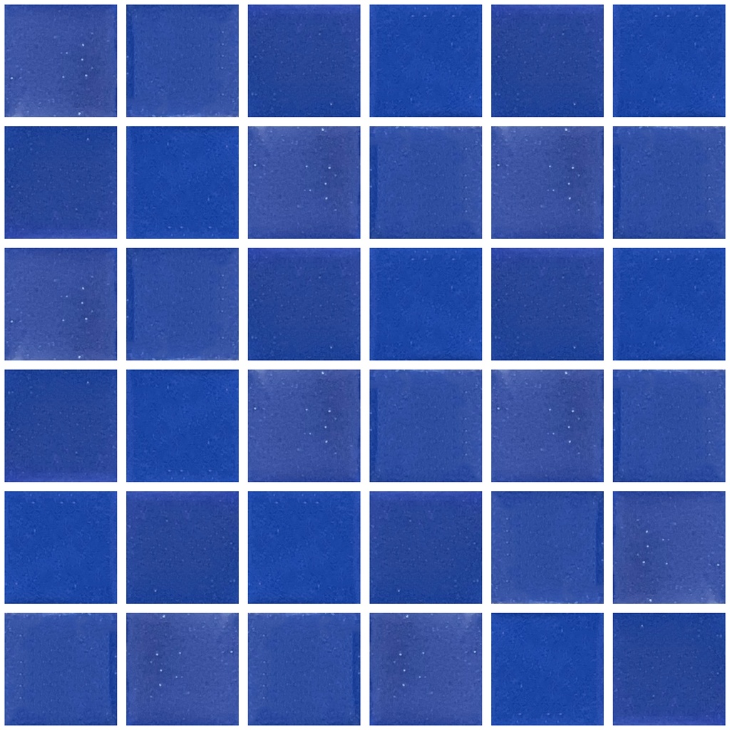 MOSAIC TILES 5 SHEET 31.6 X 31.6 PURE TITANIUM SA5202 COBALT BLUE