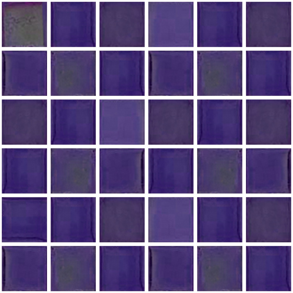 MOSAIC TILES 5 SHEET 31.6 X 31.6 PURE TITANIUM SA5205 DARK BLUE