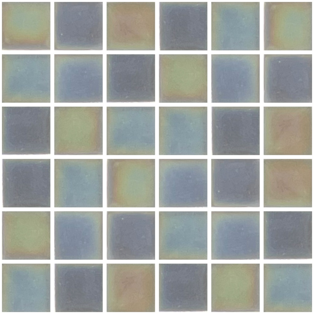 MOSAIC TILES 5 SHEET 31.6 X 31.6 PURE TITANIUM SA5212 LIGHT GREY