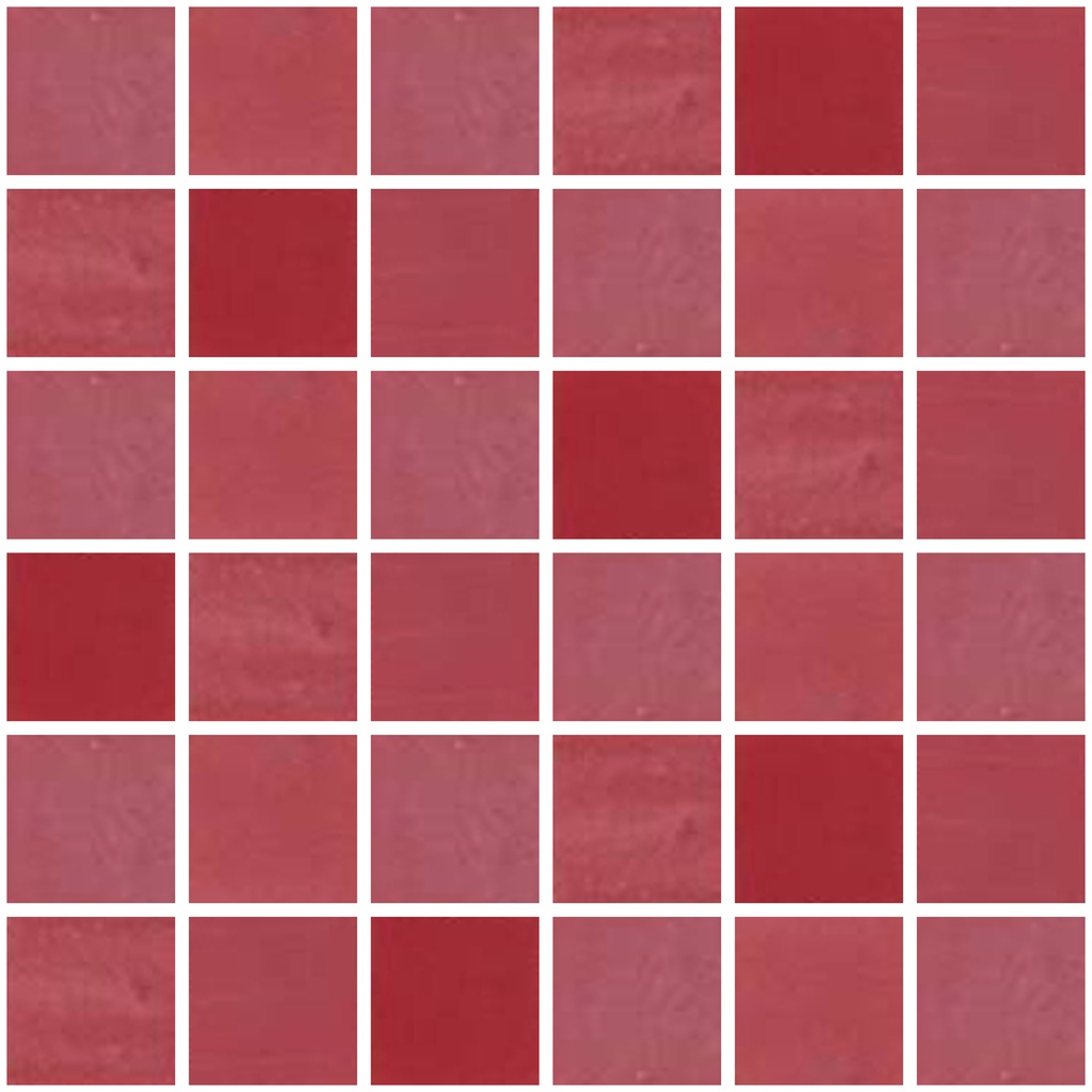 MOSAIC TILES 5 SHEET 31.6 X 31.6 PURE TITANIUM SA5214 LIGHT RED
