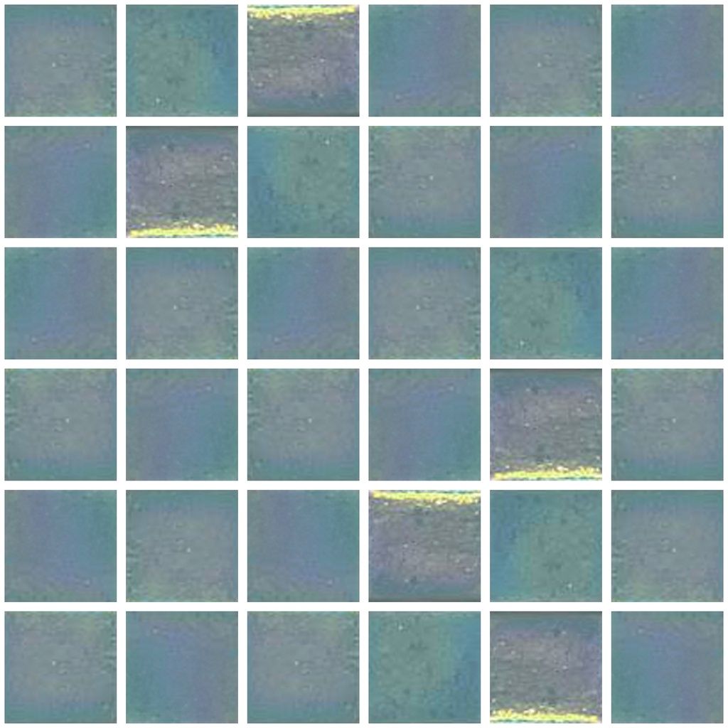 MOSAIC TILES 5 SHEET 31.6 X 31.6 PURE TITANIUM SA5223 LIGHT TURQUOISE