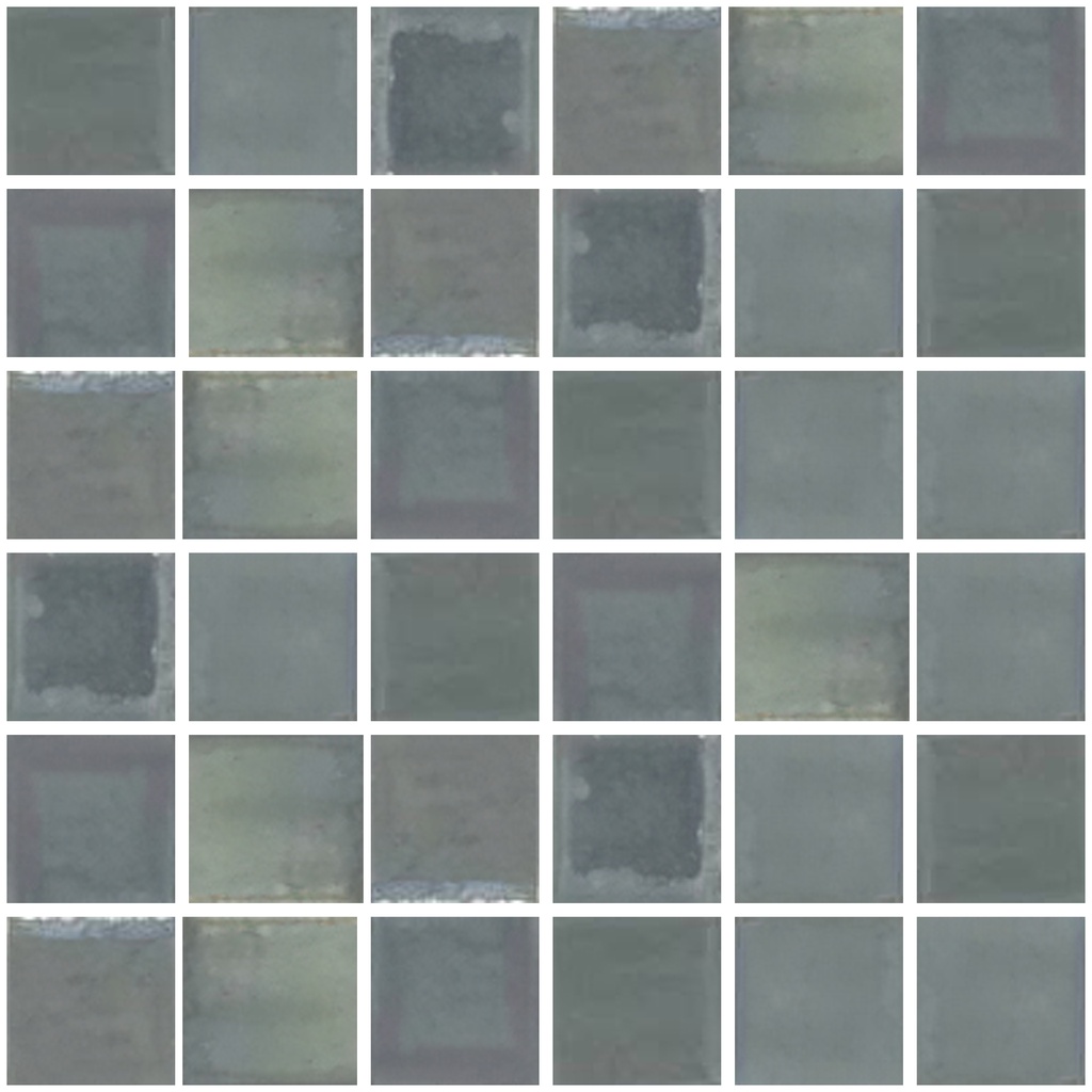 MOSAIC TILES 5 SHEET 31.6 X 31.6 PURE TITANIUM SA5225 LIGHT SILVER