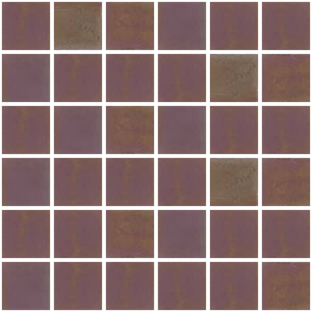 متر موزاييك زجاجي 5 شيت 31.6 × 31.6 براون فاتح بيور تيتانيوم رقم SA5233