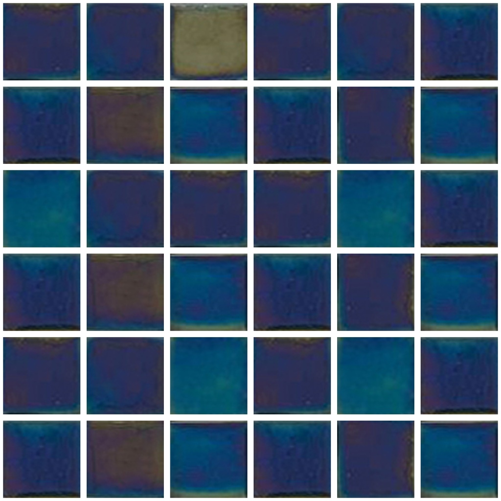 MOSAIC TILES 5 SHEET 31.6 X 31.6 PURE TITANIUM SA5237 DARK PETROLEUM
