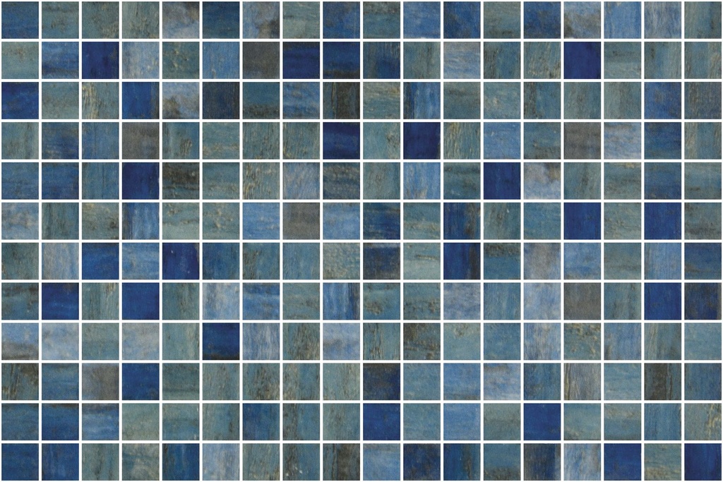 MOSAIC TILES 2.5 SHEET 31 X 45 DIGITAL FOREST BLUE PVC