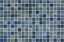 MOSAIC TILES 2.5 SHEET 31 X 45 DIGITAL FOREST BLUE PVC