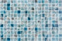 متر موزاييك زجاجي 2.5 الشيت 31 × 45 ديجيتال كارا بلو PVC